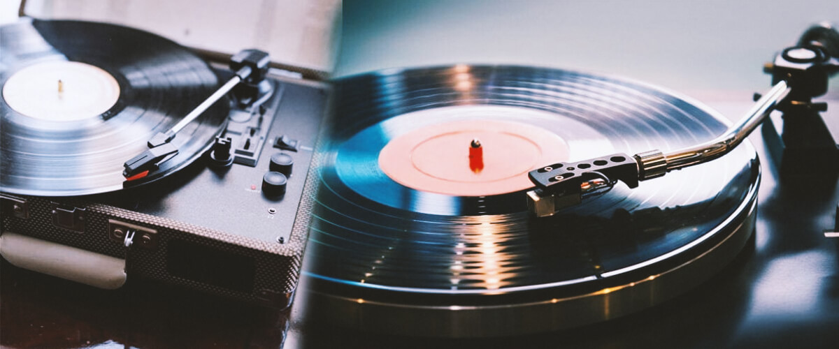 comparison: turntable vs. record Player